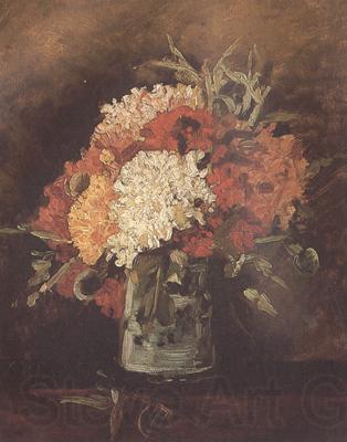Vincent Van Gogh Vase with Carnations (nn04) Norge oil painting art